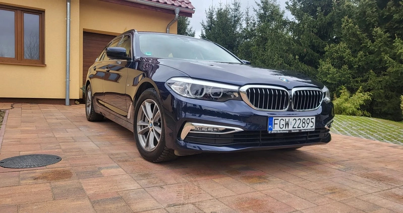 BMW Seria 5 cena 109000 przebieg: 132400, rok produkcji 2017 z Dolsk małe 67